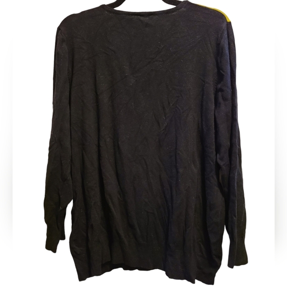 Alison Sheri sweater with metal accents 2X - Picture 2 of 4